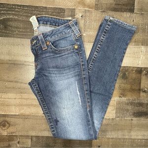 True Religion Low Rise Skinny Jean size 28